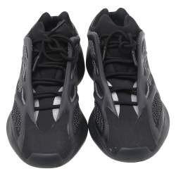Pre Owned Yeezy x Adidas Black Knit Fabric And Polyurethane 700 V3 Alvah Low Top Sneakers Size 46 2/3