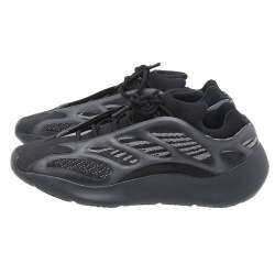 Pre Owned Yeezy x Adidas Black Knit Fabric And Polyurethane 700 V3 Alvah Low Top Sneakers Size 46 2/3