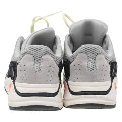 Pre Owned Yeezy x Adidas Multicolor Mesh, Leather, And Suede Boost 700 Wave Runner Sneakers Size 44 2/3