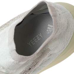 Pre Owned Yeezy x adidas Mint Green/Grey Knit Fabric Boost 380 Calcite Glow Sneakers Size 44 2/3