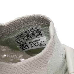 Pre Owned Yeezy x adidas Mint Green/Grey Knit Fabric Boost 380 Calcite Glow Sneakers Size 44 2/3