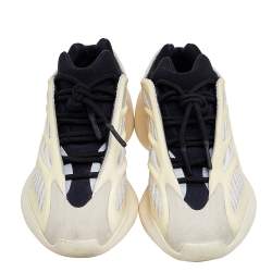 Pre Owned Yeezy x Adidas Cream Mesh And Rubber 700 V3 Azael Low Top Sneakers Size 37 1/3