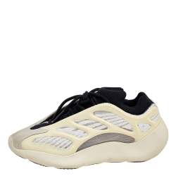Pre Owned Yeezy x Adidas Cream Mesh And Rubber 700 V3 Azael Low Top Sneakers Size 37 1/3