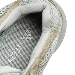 Pre Owned Yeezy x Adidas Grey Mesh and Suede 500 Salt Sneakers Size 40