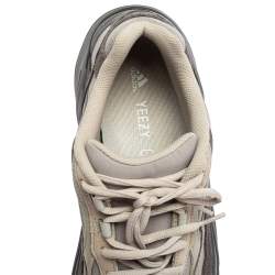 Pre Owned حذاء رياضي ييزي x أديداس 500 سولت سويدي وشبك رصاصي مقاس 43 2/3