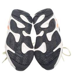 Pre Owned Adidas X Yeezy Multicolor Suede, Leather and Mesh Boost 700 Wave Runner Sneakers Size 39.5