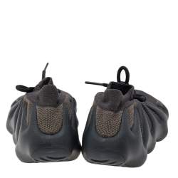 Pre Owned Yeezy x Adidas Black Knit Fabric 450 Dark Slate Sneakers Size 38