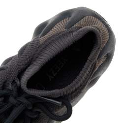 Pre Owned Yeezy x Adidas Black Knit Fabric 450 Dark Slate Sneakers Size 38