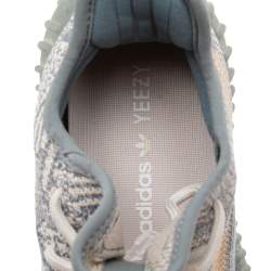 Pre Owned حذاء رياضي ييزي x أديداس بوست 350 ڨي2 اسرافيل قماش تريكو أزرق مقاس 37 1/3 