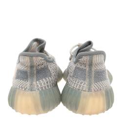 Pre Owned حذاء رياضي ييزي x أديداس بوست 350 ڨي2 اسرافيل قماش تريكو أزرق مقاس 37 1/3 