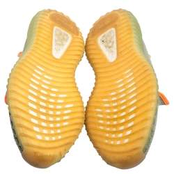 Pre Owned حذاء رياضي ييزي x أديداس بوست 350 ڨي2 ديزيرت ساغ قماش تريكو أخضر مقاس 42 2/3 