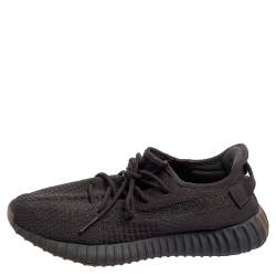 Yeezy x Adidas Black Knit Fabric Boost 350 V2 Sneakers Size 42 2/3