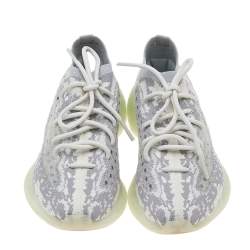 Pre Owned حذاء رياضي ييزي وأديداس بوست 380 أليان قماش تريكو متعدد الألوان مقاس 38