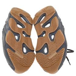 Pre Owned حذاء رياضي ييزي x أديداس بوست 700 موف v2 شبك وسويدي رمادي داكن منخفض من أعلى مقاس 39 1/3