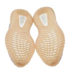 مملوكة مسبقًا حذاء رياضي ييزي x أديداس بوست 350  v2  قماش تريكو رمادي / بيج منخفض من أعلى مقاس 40 2/3