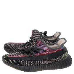 مملوكة مسبقًا حذاء رياضي ييزي X أديداس بوست 350 V2 يشيل قماش تريكو متعدد الألوان مقاس 37 1/3