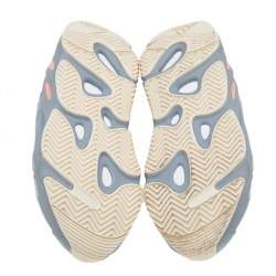 Pre Owned حذاء رياضي ييزي x أديداس بوست 700 ڨي2 اينرتيا شبك وسويدي أزرق/رصاصي مقاس 43 1/3