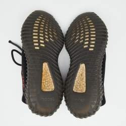 Pre Owned حذاء رياضي ييزي x أديداس بوست 350 V2 قماش تريكو أسود مقاس 39 1/3