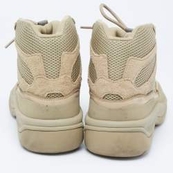 Pre Owned Yeezy x adidas Beige Suede Desert Boots Size 44