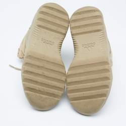 Pre Owned Yeezy x adidas Beige Suede Desert Boots Size 44