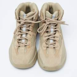 Pre Owned Yeezy x adidas Beige Suede Desert Boots Size 44