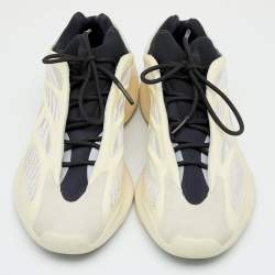 Pre Owned Yeezy x Adidas Cream Knit Fabric And Polyurethane 700 V3 Alvah Low Top Sneakers Size 46 2/3