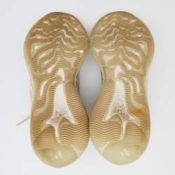 Pre Owned حذاء رياضي اديداس X ييزي بوست 380 ألين قماش تريكو أبيض / رصاصي مقاس 44