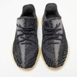 مملوكة مسبقًا حذاء رياضي ييزي x أديداس 350 V2 زيون قماش تريكو أبيض/أسود مقاس 44