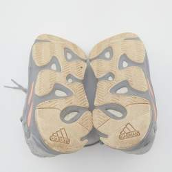 Pre Owned Yeezy x Adidas Grey/Blue Suede and Mesh Boost 700 V2 Inertia Sneakers Size 40