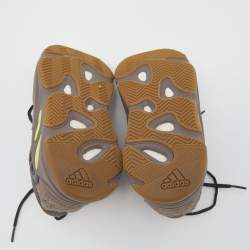 مملوكة مسبقًا حذاء رياضي ييزي x أديداس بوست 700 ڨي2 ماوف سويدي وشبك بني/رصاصي عنق منخفض مقاس 39 1/3 