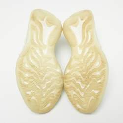 Pre Owned Yeezy x Adidas Grey/White Knit Fabric Boost 380 Alien Sneakers Size 42