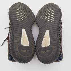 Pre Owned حذاء رياضي ييزي x أديداس بوست 350 ڨي2 يشيل (غير عاكس) قماش تريكو متعدد الألوان مقاس 42