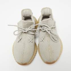 مملوكة مسبقًا حذاء رياضي ييزي x أديداس بوست 350 ڨي2 تريكو رصاصي مقاس 42 