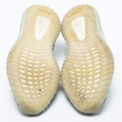 Pre Owned Yeezy x Adidas Grey/Blue Tint Knit Fabric Boost 350 V2 Static Non-Reflective Sneakers Size 43 1/3