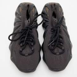 Pre Owned Yeezy x Adidas Black Knit Fabric 450 Dark Slate Sneakers Size 42