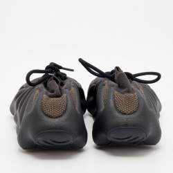 Pre Owned Yeezy x Adidas Black Knit Fabric 450 Dark Slate Sneakers Size 42