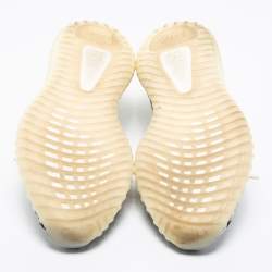 مملوكة مسبقًا حذاء رياضي ييزي x أديداس بوست 350 ڨي2 زيبرا قماش تريكو أبيض/أسود مقاس 46 