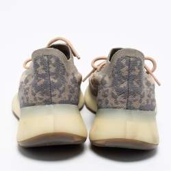 Pre Owned حذاء رياضي ييزي × أديداس بوست 380 في2 ميست قماش تريكو رصاصي/بيج مقاس 42 2/3