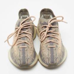 Pre Owned Yeezy x Adidas Multicolor Knit Fabric Yeezy Boost 380 Mist Sneakers Size 39 1/3