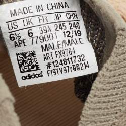 Pre Owned Yeezy x Adidas Multicolor Knit Fabric Yeezy Boost 380 Mist Sneakers Size 39 1/3