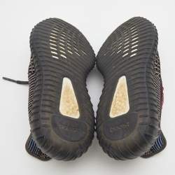 Pre Owned حذاء رياضي ييزي x أديداس بوست 350 V2 يشيل تريكو أسود عنق منخفض مقاس 2/3 38 