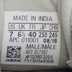 Pre Owned Yeezy x Adidas Grey Mesh and Suede 500 Salt Sneakers Size 40