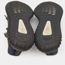 Pre Owned حذاء رياضي ييزي x أديداس بوست 350 V2 يشيل  قماش تريكو متعدد الألوان مقاس 1/3 37 