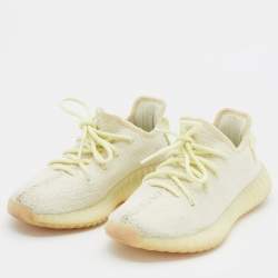 Yeezy x Adidas Off White Knit Fabric Boost 350 V2 Light Sneakers Size 46  Yeezy x Adidas