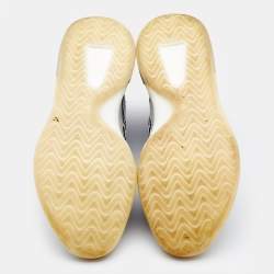 Pre Owned Yeezy x Adidas Grey/Black Mesh and Fabric QNTM Sneakers Size 46 2/3