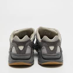 Pre Owned Yeezy x Adidas Grey Suede and Fabric Boost 700 V2 Tephra Sneakers Size 43 1/3