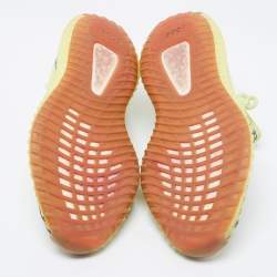 Pre Owned Yeezy x Adidas Green Knit Fabric Boost 350 V2 Sneakers Size 41 1/3