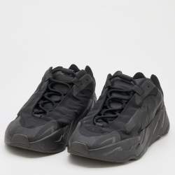 Pre Owned Yeezy x Adidas Black Nylon and Rubber Boost 700 MNVN Sneakers Size 46 2/3