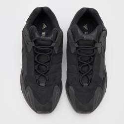 Pre Owned Yeezy x Adidas Black Nylon and Rubber Boost 700 MNVN Sneakers Size 46 2/3