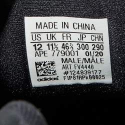 Pre Owned Yeezy x Adidas Black Nylon and Rubber Boost 700 MNVN Sneakers Size 46 2/3